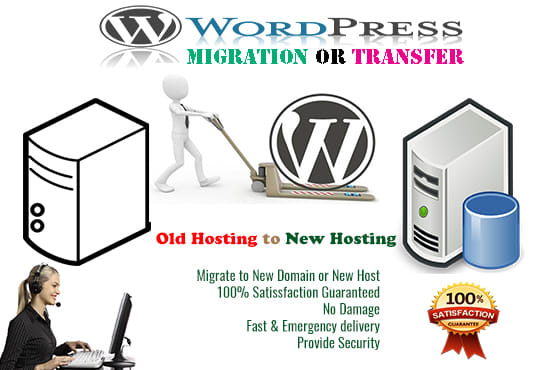 I will move, migrate, transfer or clone your site to new host