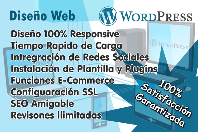 I will pagina web en wordpress o tu sitio web