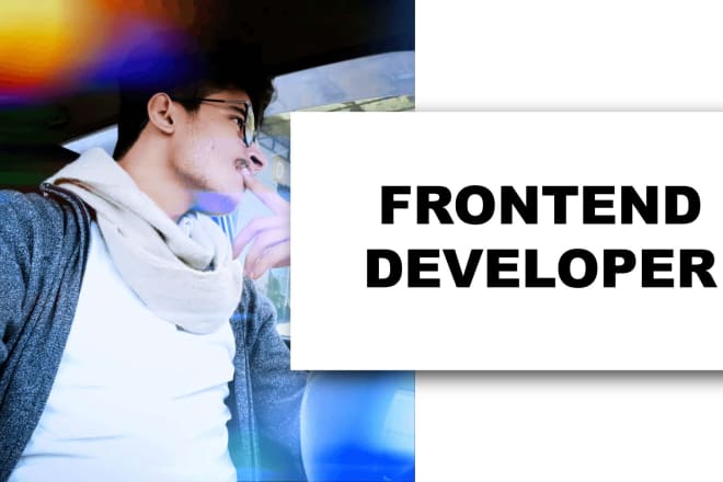 I will provide front end developer services