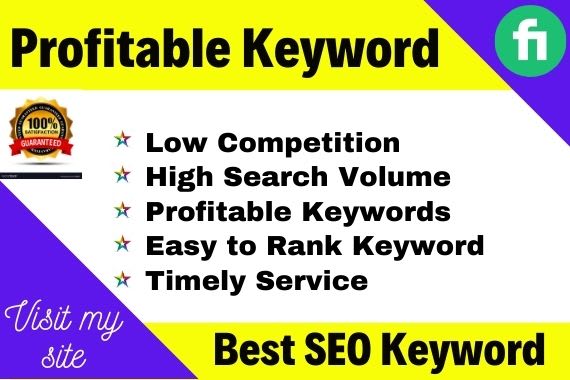 I will provide profitable keyword research and suggestion