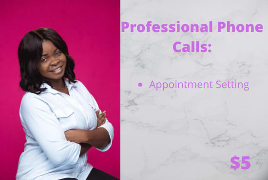 I will provide the best appointment setting service