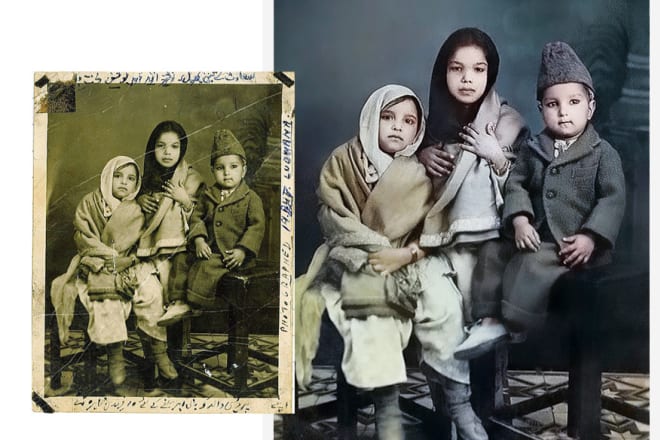 I will restore old damaged photos, fix, and colorize
