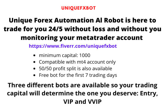 I will set up a profitable, unique forex ea trading bot with mt4, binance crypto bot