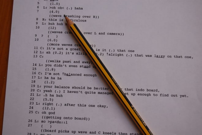 I will transcribe italian audio files