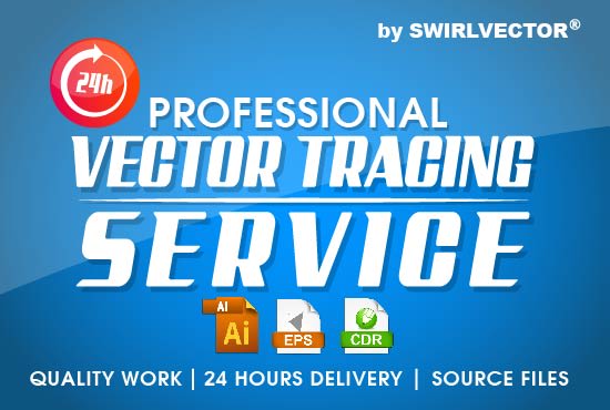 I will vectorize logo, convert to vector, vector tracing