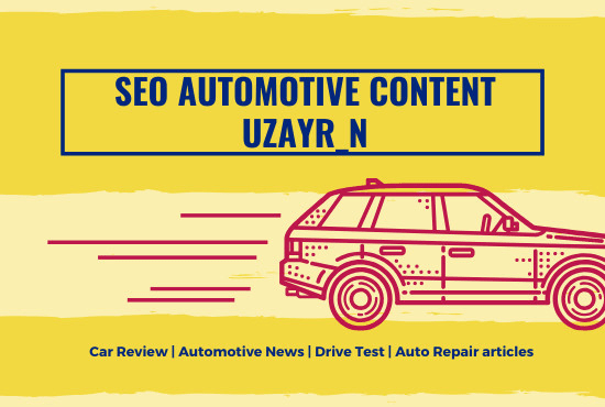 I will write a professional automotive content
