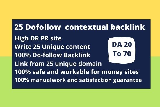 I will write content and do 25 dofollow article submission contextual backlink