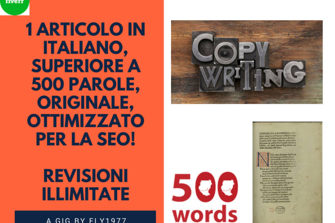 I will write italian professional article