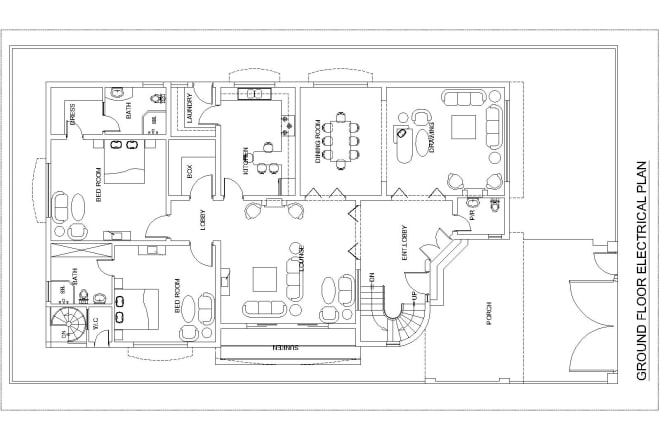 I will architectural 2d autocad drawings with sketchup 3d