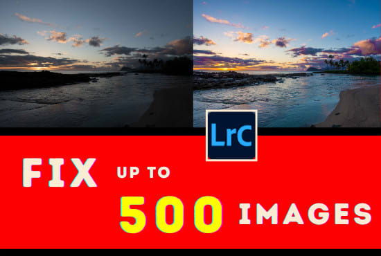 I will batch edit your photos in lightroom