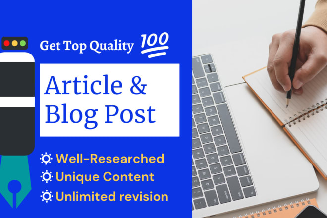 I will be SEO content writer, article writer, and blog post writer