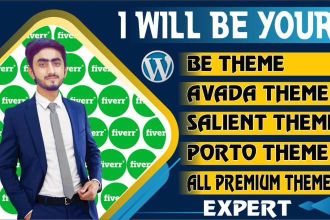 I will be your betheme avada theme and porto theme expert