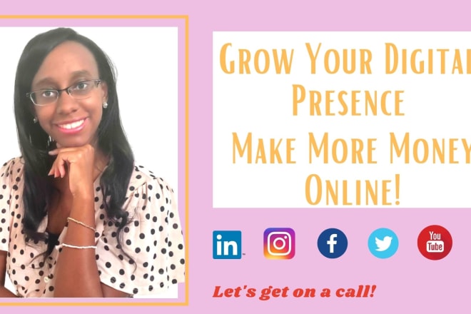 I will be your digital marketing consultant