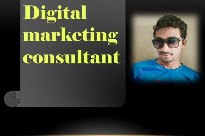 I will be your digital marketing consultant