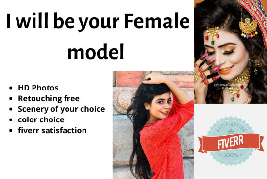 I will be your female product and video model