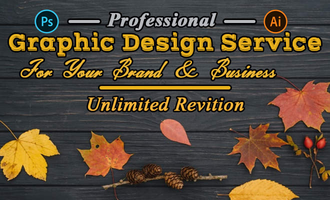 I will be your professional graphic designer