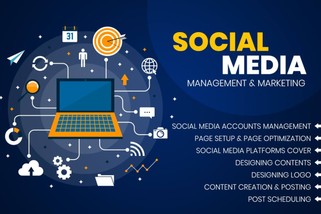 I will be your social media marketing manager and content designer