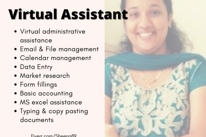 I will be your virtual admin assistant