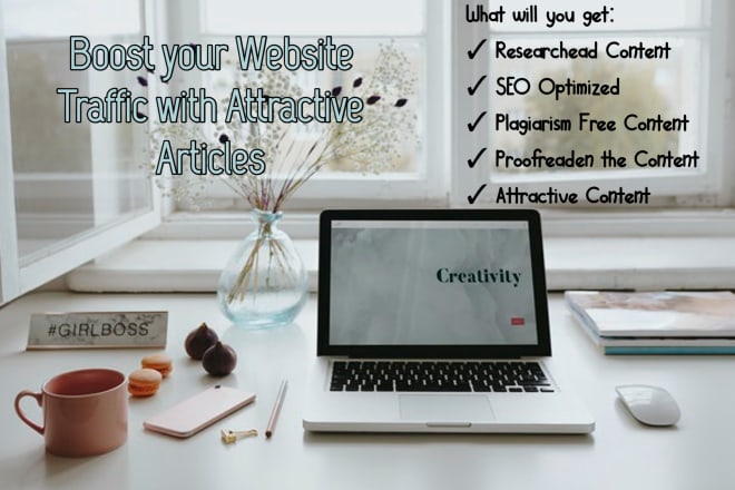 I will boost your website traffic with attractive article