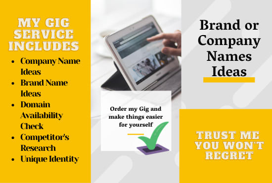 I will brainstorm brand or company name ideas for your business