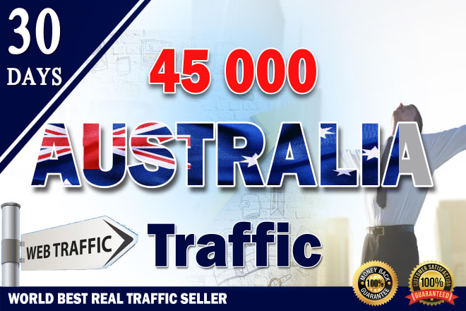 I will bring unlimited organic targeted australiya web traffic