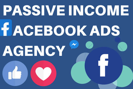 I will build a facebook ads agency website to make passive income
