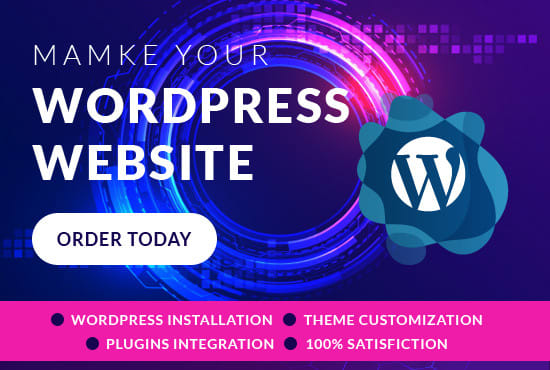 I will build a mobile friendly custom wordpress website