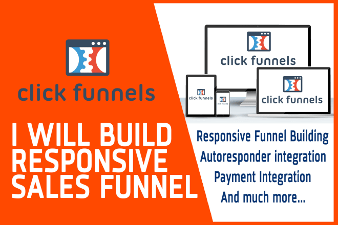I will build amazing sales funnel on clickfunnels