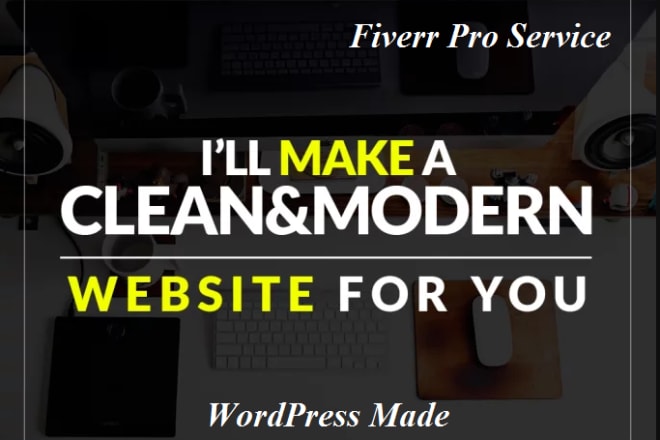 I will build or create wordpress website