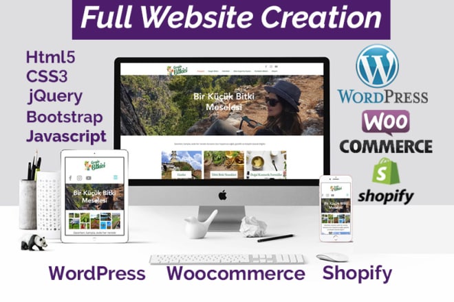 I will build website, full website creation, redesign website, wordpress website