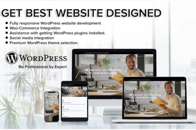 I will build wordpress business and ecommerce website