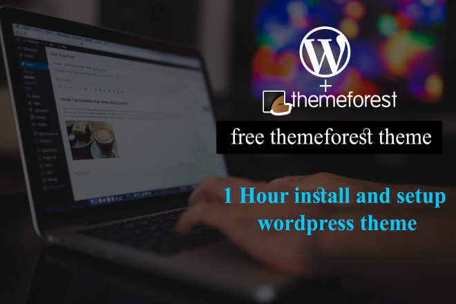 I will buy, install and setup a themeforest wordpress theme