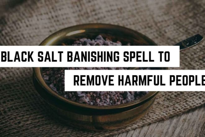 I will cast a banishing spell to get rid of negative energies and stress anxiety
