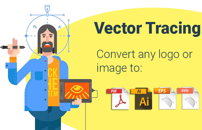 I will convert an image or logo to vector