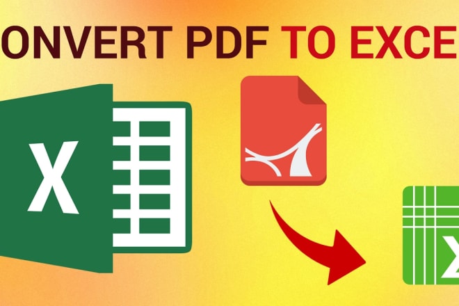 I will convert pdf, image to excel,word, CSV spreadsheet, database