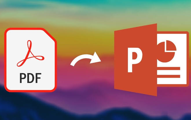 I will convert pdf to ppt