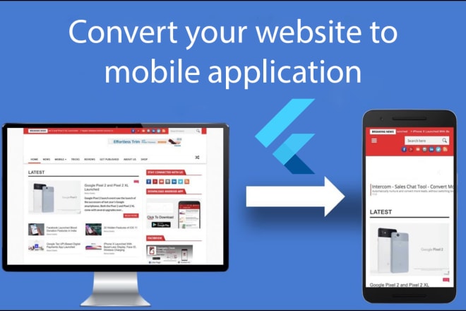 I will convert your website to android and ios app using webview