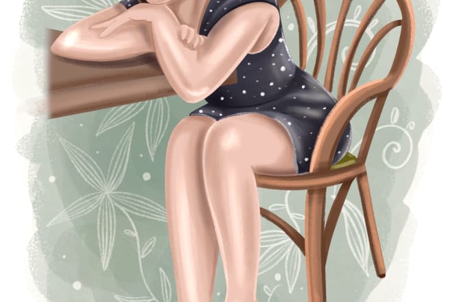 I will create a cartoon portrait based on your pictures