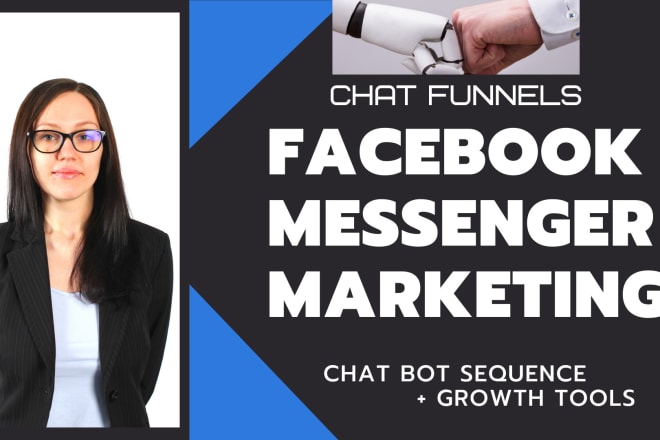 I will create a facebook chat marketing bot using manychat