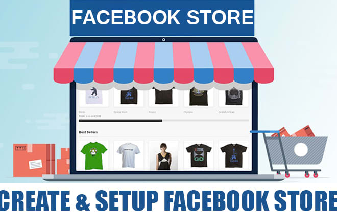 I will create a facebook store or online shop