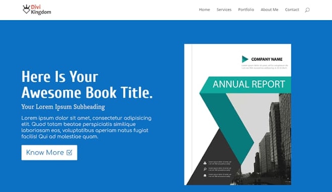 I will create a fantastic ebook authors website