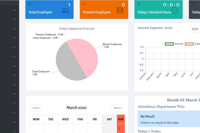 I will create a modern,powerful and responsive hrm system in 48hrs