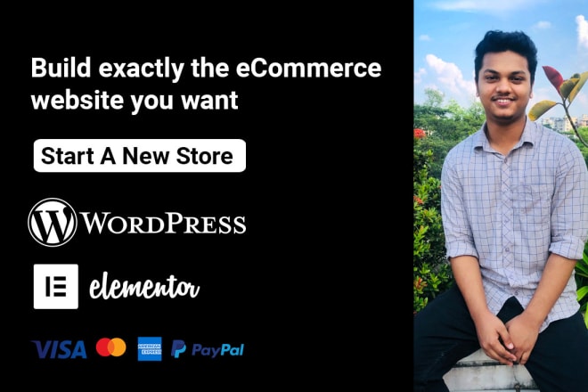 I will create a new online store with wordpress, woocommerce, divi, elementor