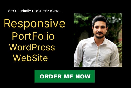 I will create a personal portfolio website using wordpress