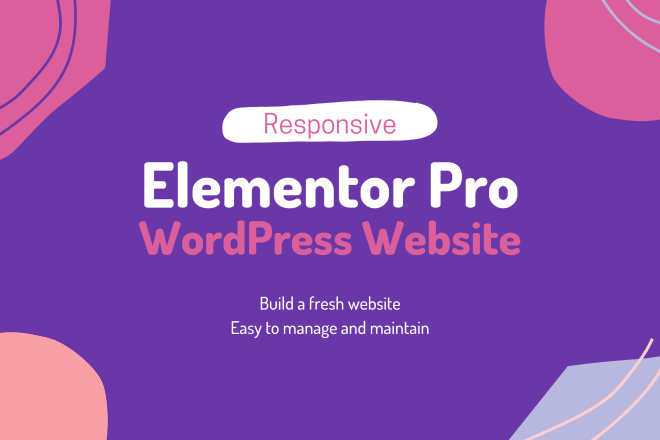 I will create a premium wordpress website using elementor pro