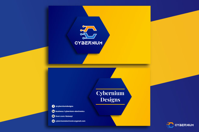 I will create a professional business card