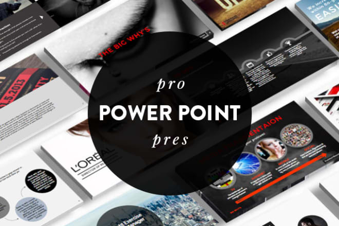 I will create a professional powerpoint presentation