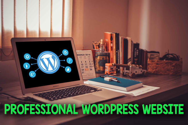 I will create a professional wordpress website design