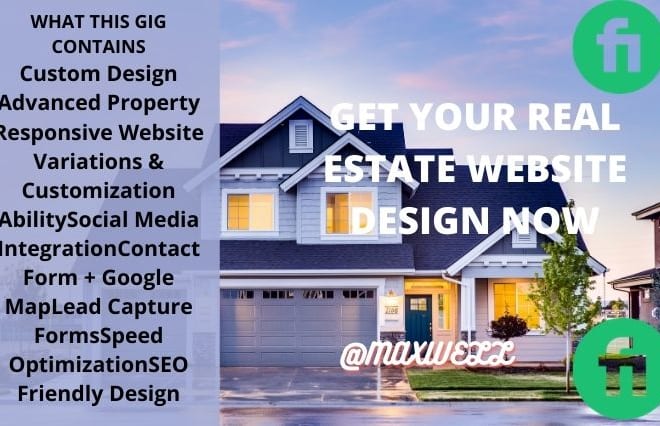 I will create a property listing website for real estate agents