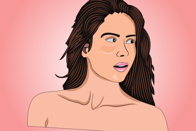 I will create a vector from your image using adobe illustrator